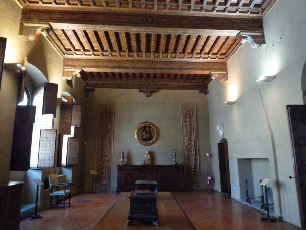Great room on first floor, view to right
