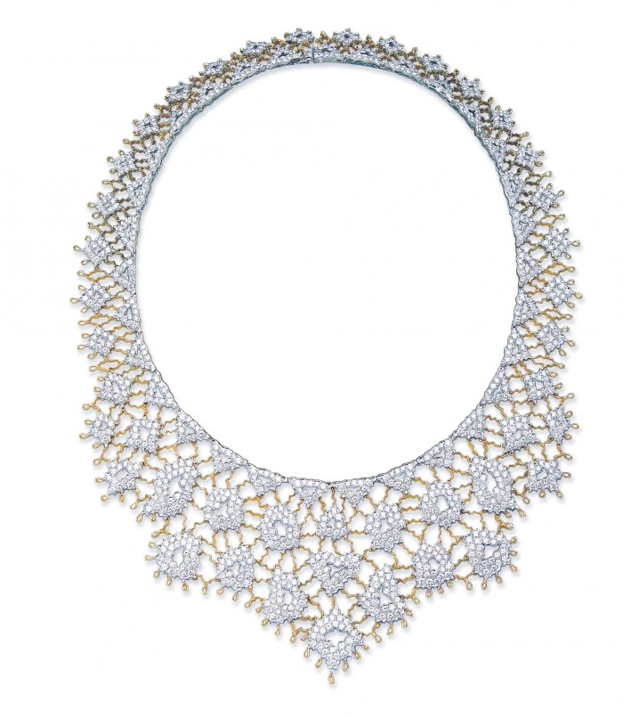 Venetian lace necklace