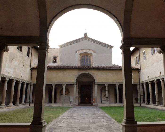 The courtyard of Santa Maria Maddalena dei Pazzi