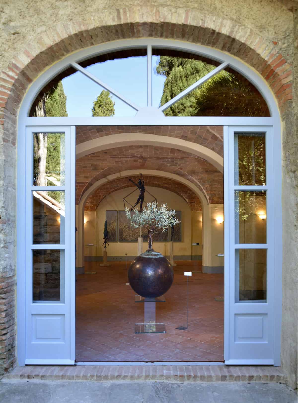 The new gallery entrance