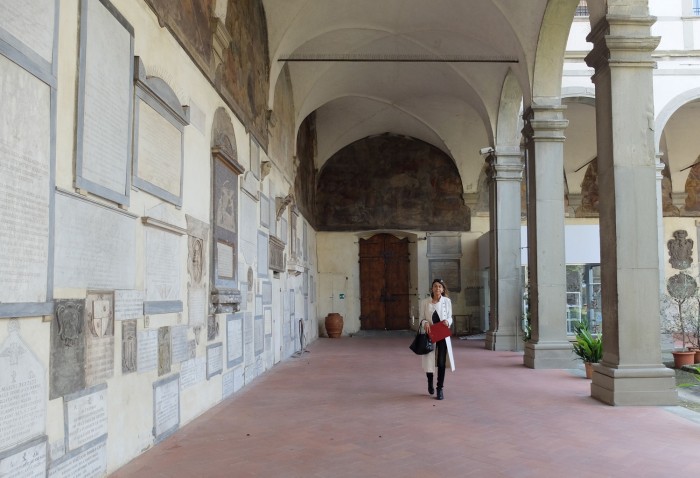 View of the cloister