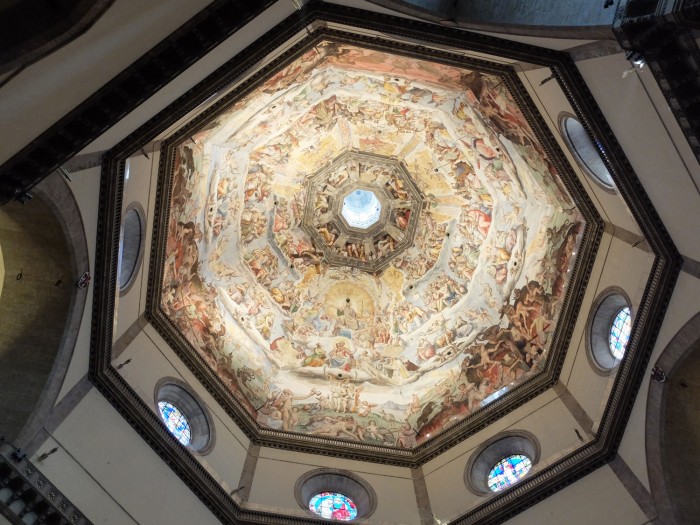Vasari's fresco on the underside of the Dome