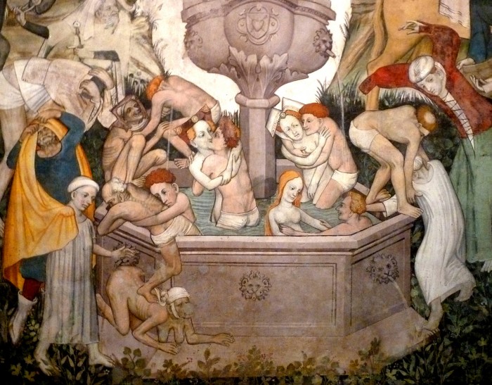 ANONYMOUS The Search for the Fountain of Youth. Fresco, circa 1416-17. Photo: Author.