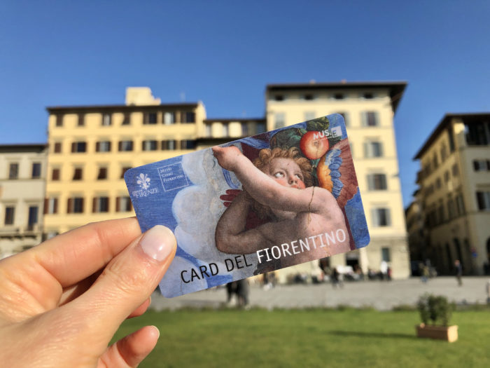 card for city museums in florence