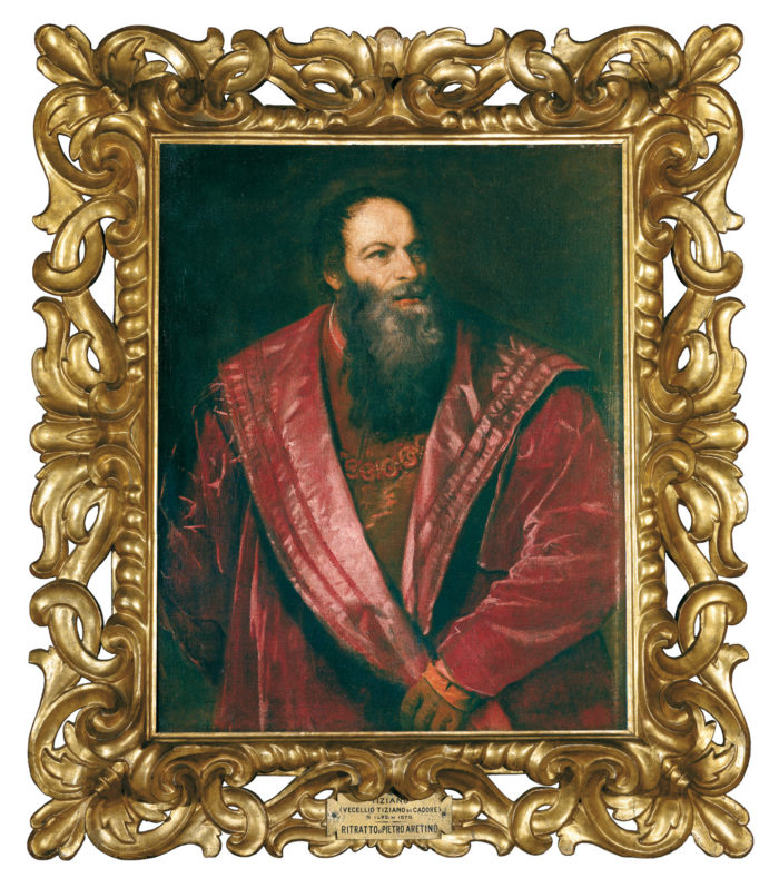 Titian portrait of Pietro Aretino