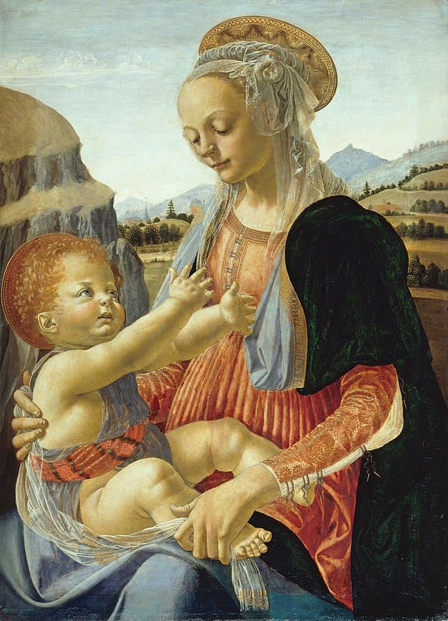 Verrocchio, Madonna and Child, Gemäldegalerie Berlin.