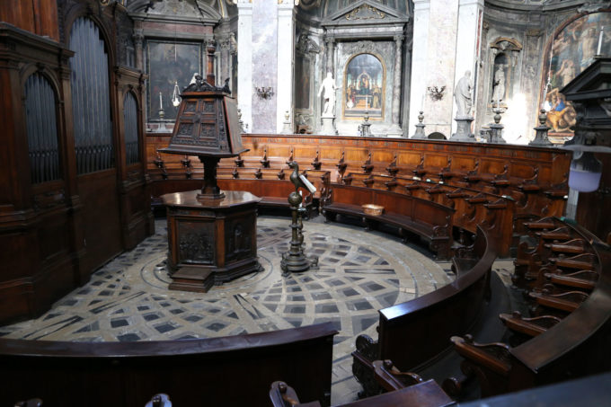 Tribune of the church of Ssma Annunziata